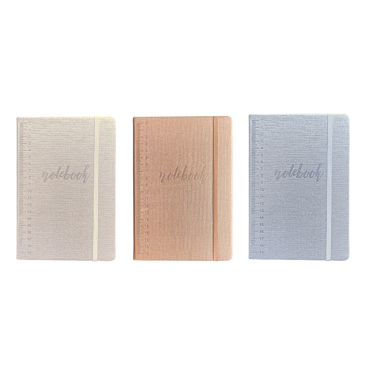 A5 Metallic Collection Hardcover Lined Notebooks 3 Pack Buy Online