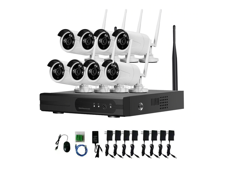 2MP SP, 8 Channel NVR WiFi CCTV Kit