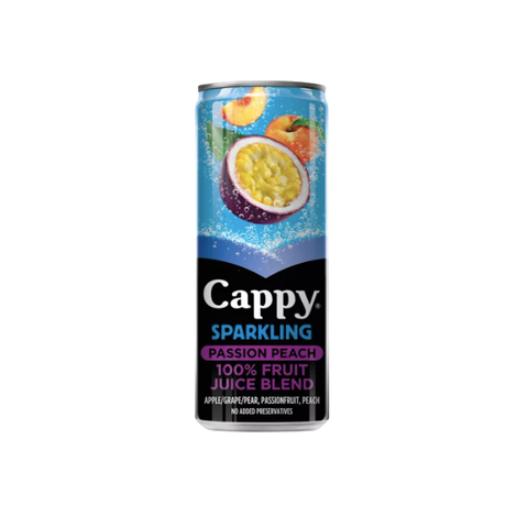 Cappy - Passion Peach 330ml - Set of 12