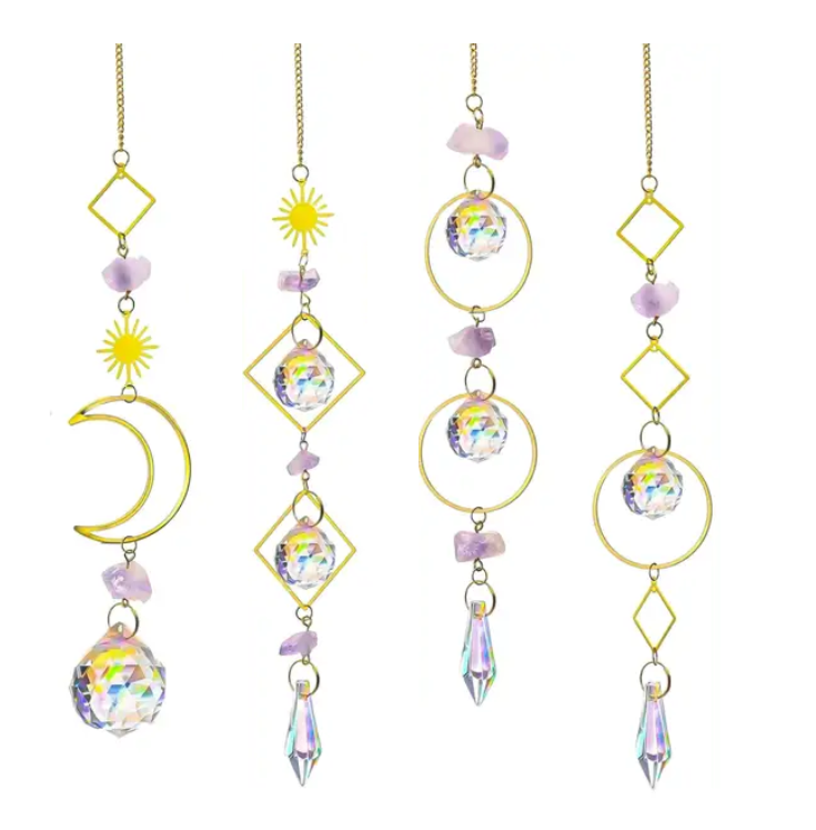 4 Pieces Home Decor Crystal SunCatcher Shop Today. Get it Tomorrow