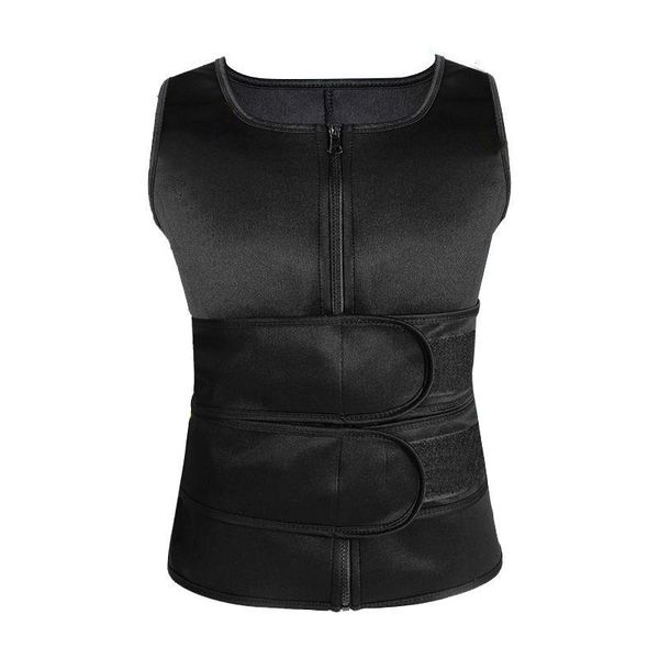 Men's Tummy Tuck Vest Body Double-Breasted Shapewear
