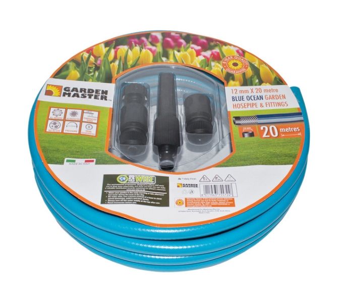 Garden Master Blue Ocean Garden Hose Blue 20 m x 12 mm
