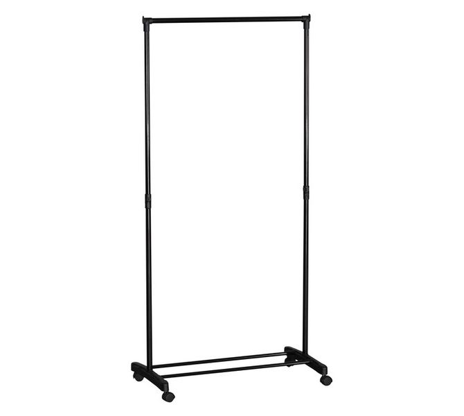 Black Metal Garment Rack (790 x 410 x 1550 mm)