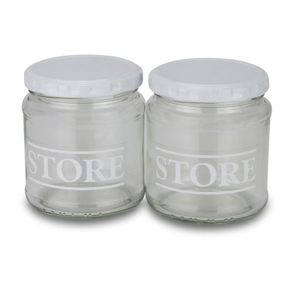 Jar - Store - Transparent - Glass - 291ml - 2 Pack