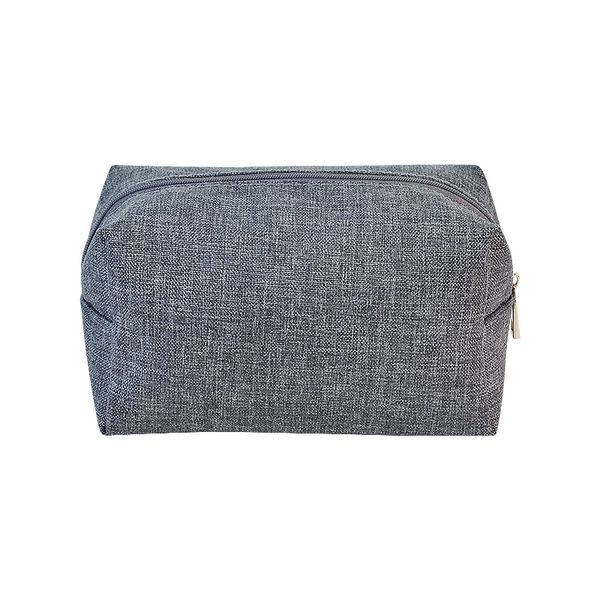 Linen Makeup Bag - Waterproof Large Capacity Cosmetic Organizer Portable