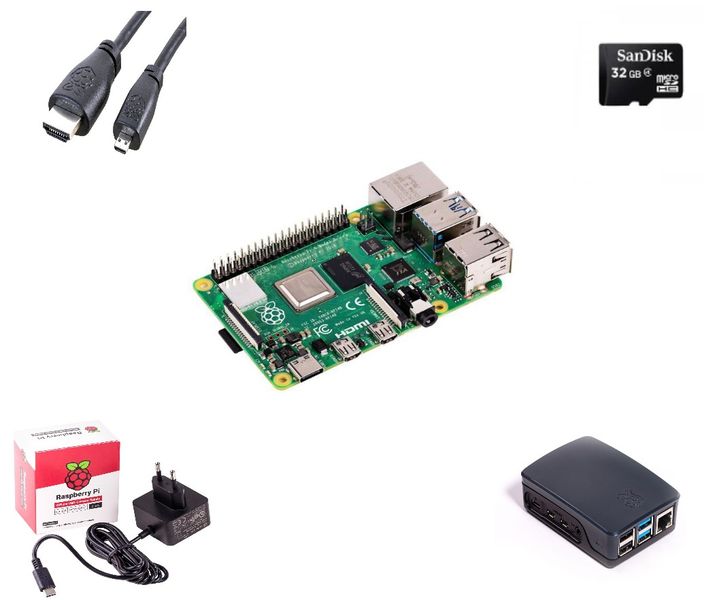 Raspberry Pi 4 Model B 8GB - Basic Bundle