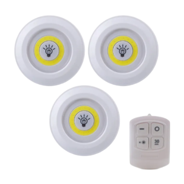 3 Pack Remote Control Night Light F51-8-1258