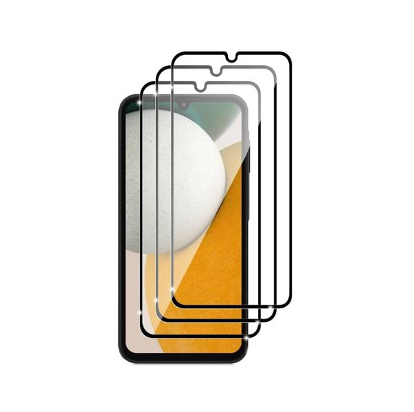 Galaxy A55 Screen Protector Guard 9D Tempered Glass - 3 Pack