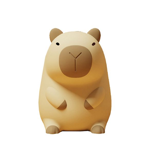 Cute Capybara Night Light, LED Squishy Novelty Animal Night Lamp