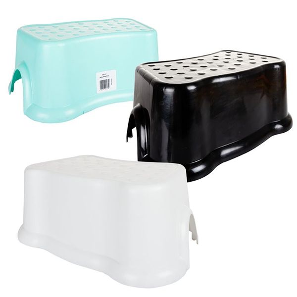 Bulk Pack x 3 Step Stool Pl 14cm(H)X38cm(L)X25cm(W)