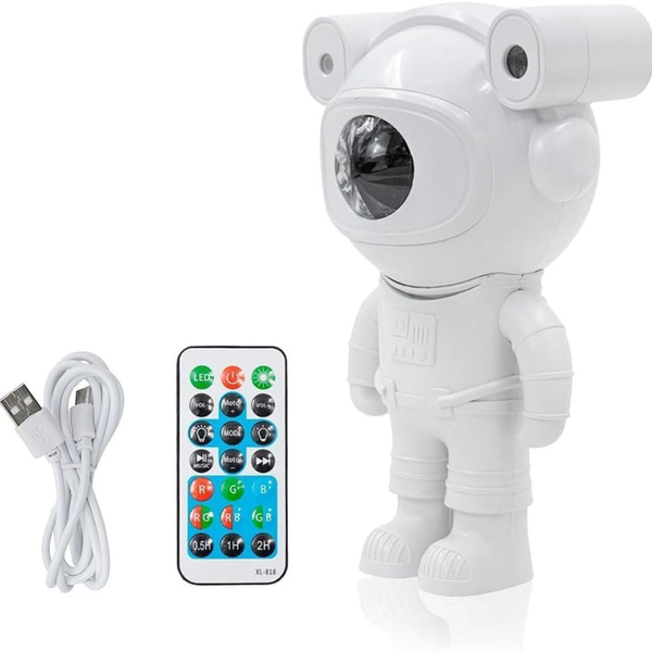 Spaceman Star Projector - Astronaut Galaxy Light with Timer