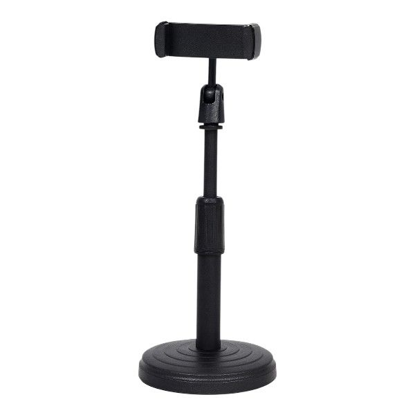 Adjustable 360 Rotating Phone Stand with Stable Base - Black