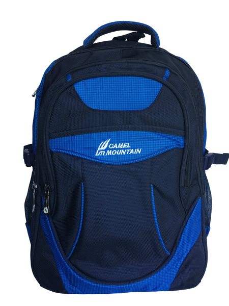 Camel Mountain Laptop Backpack - Navy Blue