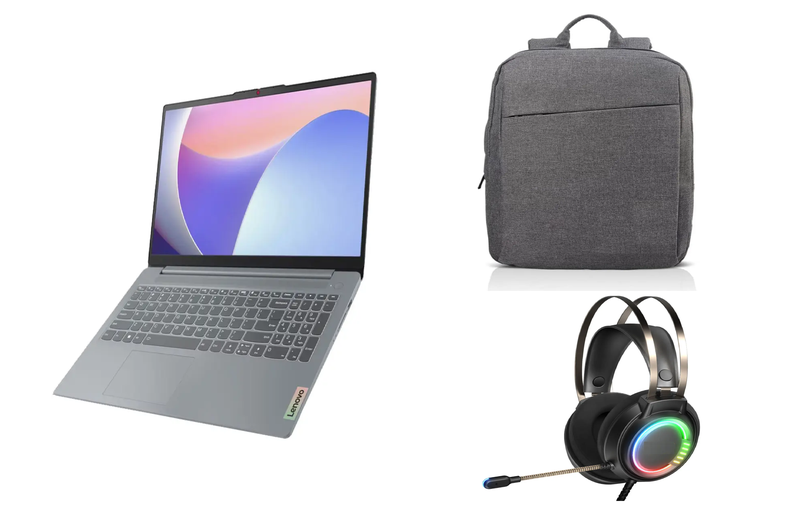 Lenovo IdeaPad Slim 3 i5 Laptop 8GB RAM/2TB SSD + Backpack &amp; Headset