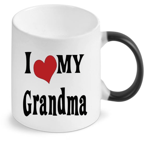 I Love My Grandma Color Changing Mug