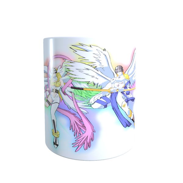 Angel Duo - Digimon Themed Coffee Mug