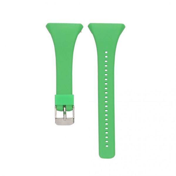 Silicone Strap Compatible with Polar FT4/FT7 - Size S/M/L-Green