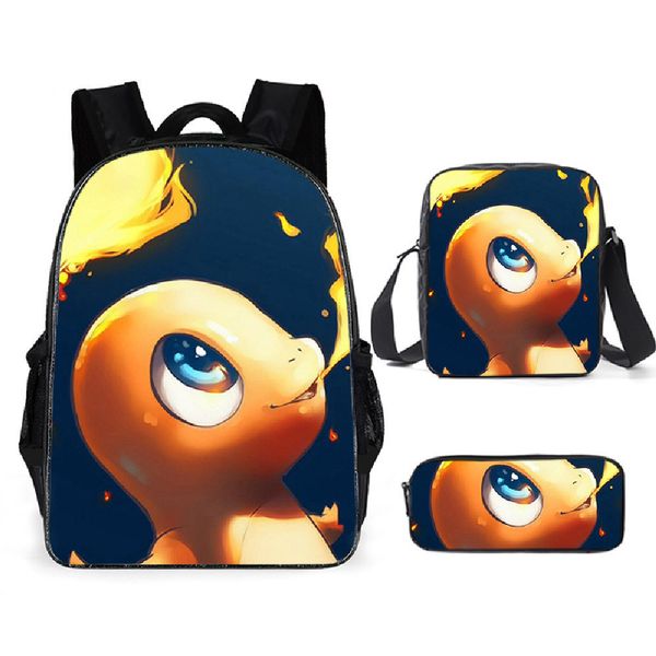 Kids School Set 3-Piece - Backpack, Lunch Box &amp; Pencil Case Dandy's World