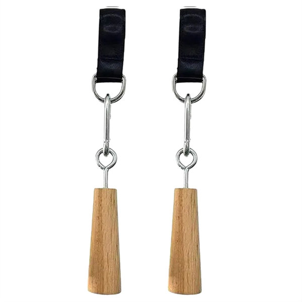 Wooden Handle Pull Up Ball Grip Finger Strengthener Exerciser C