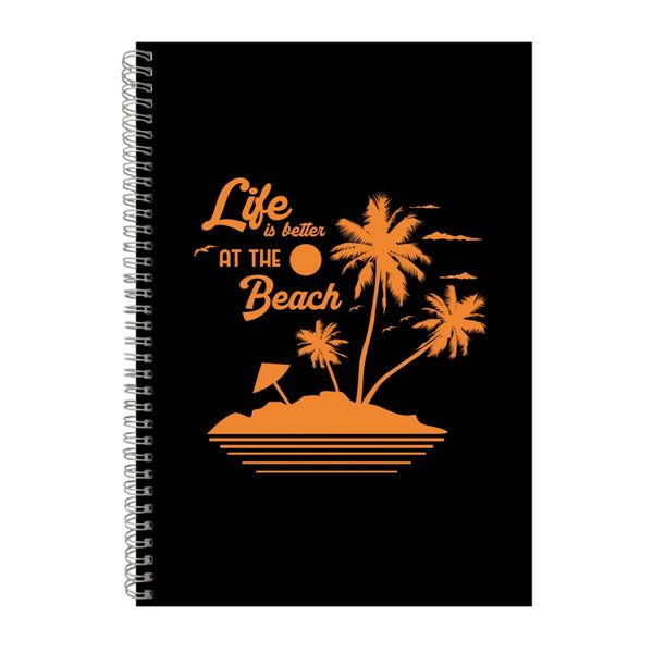 Life Is Better At The Beach 3 Notebook Summer Gift Idea A4 Notepad 150