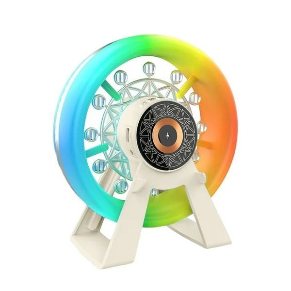 Multifunctional Ferris Wheel RGB Light Bluetooth Speaker Wireless Charger
