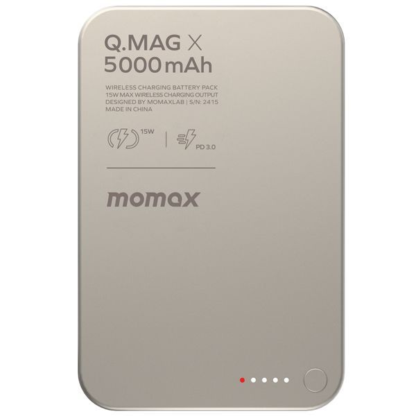 Momax Q.Mag X Magnetic Wireless Battery Pack 5000mAh Gen 2