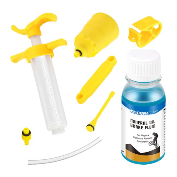 Toopre Essential Cycling Disc Brake Bleed Kit &amp; Magura Compatible Min Oil