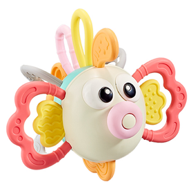 Vibrating Baby Teether Sensory Chew Toy Silicone Teething Ring 0-36M | Shop  Today. Get it Tomorrow!