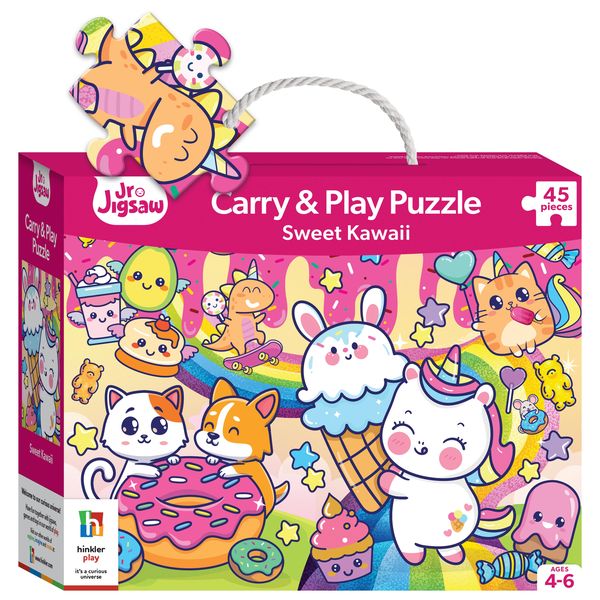 Junior Jigsaw Carry &amp; Play Sweet Kawaii