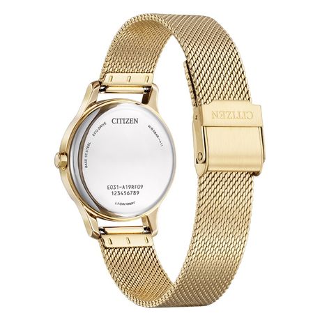 Citizen eco drive women's on sale gold