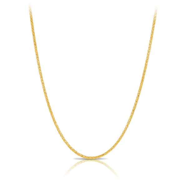 Broadway Jewellers - 9ct Yellow Gold - Wheat-Link Chain - 50cm