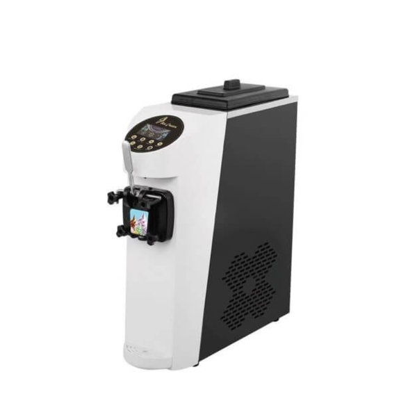 PACIFIC Soft Serve Ice Cream Machine w/ Air Pump - 1 Flavor - Table Model