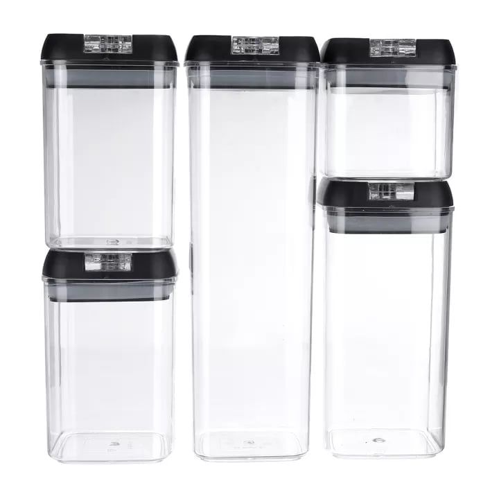 5 Pieces Of Airtight Sealed Stackable Food Storage Container Set Shop