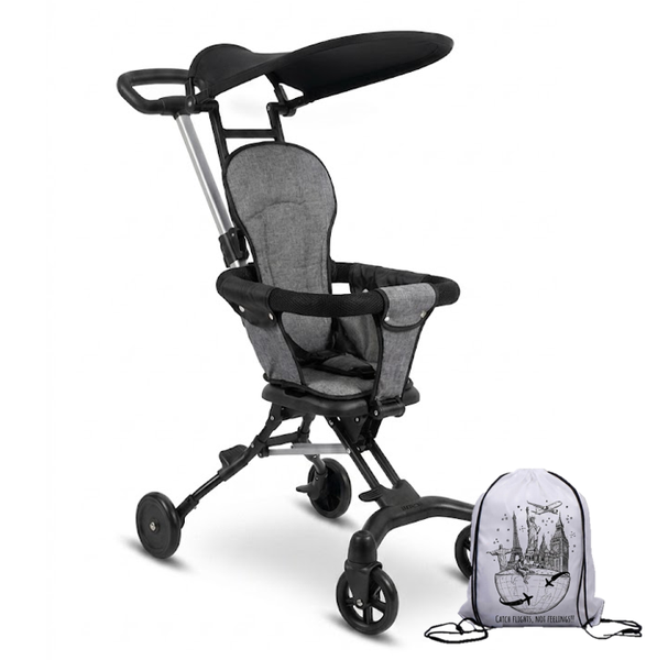 Ultra-Lightweight Compact Travel Stroller &amp; Trike | Foldable with UV Canopy