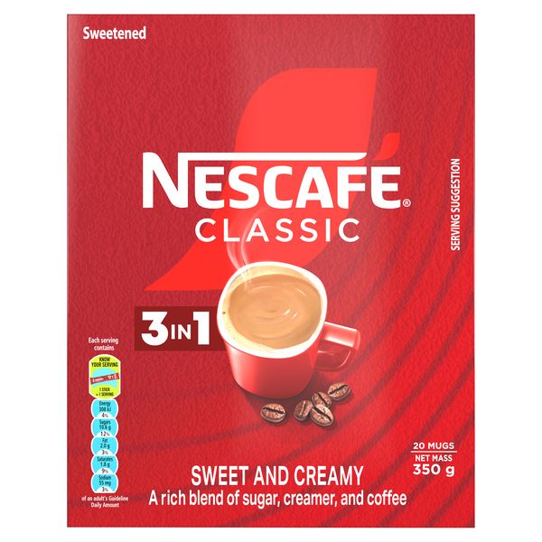 NESCAFÉ CLASSIC 3in1, Instant Coffee Sachets, 20 pack, (20x 17.5g)