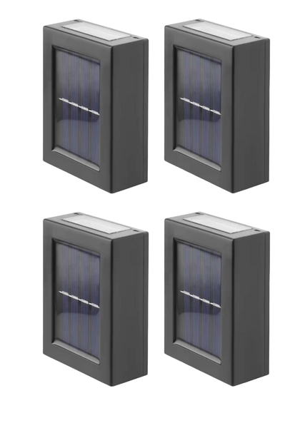 Out-Door Cool White Solar LED Light - (Pack of 4)