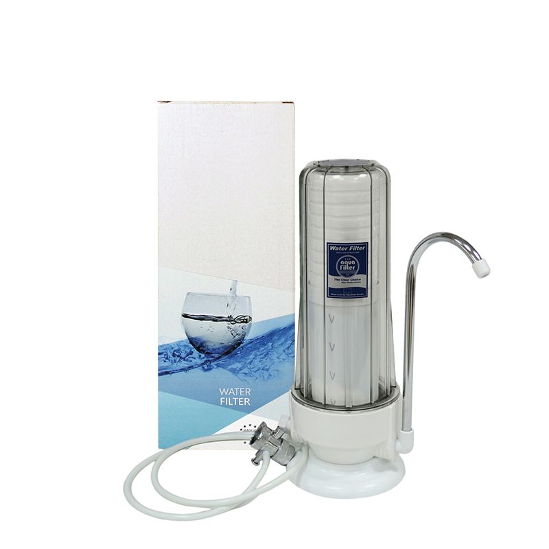 Aquafilter Counter-Top 10" Inch Point of Use Single Stage Water Filtration System