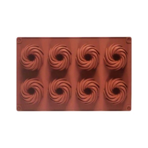 Non-stick Silicone Bundt Cake Pan - Red