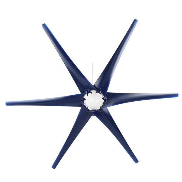 200W Wind Turbine Generator for Home Power Supply, 6 Blade Mini System 12V