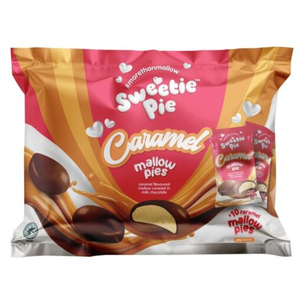 Sweetie Pie Caramel Mallow Pies 10s Milk Chocolate - 192 g Bag