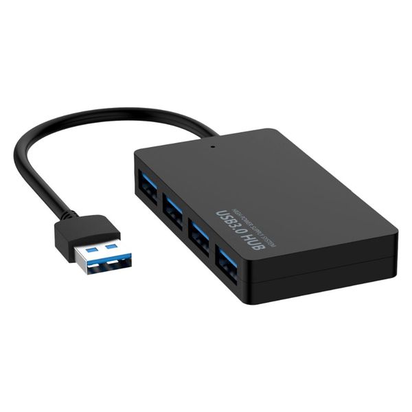 5Gbps High-Speed USB 3.0 Hub 4 Ports Splitter Adapter for PC