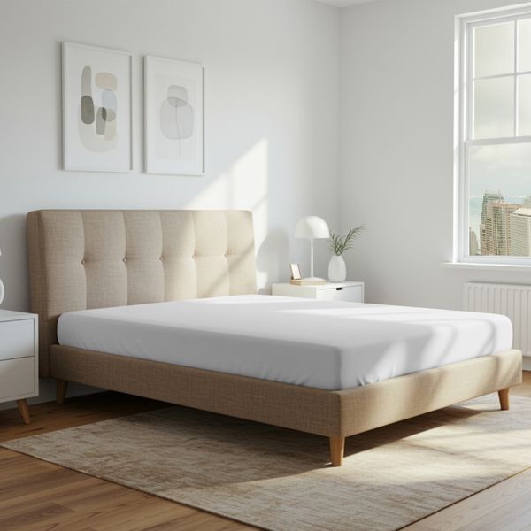 Pizuna Cotton Fitted Sheet Luxurious 400 Thread Count