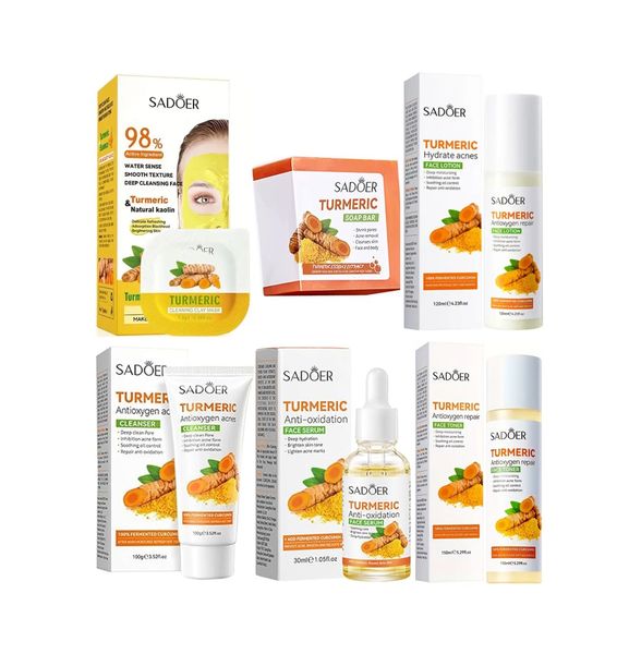 Sadoer Tumeric Anti-Acne &amp; Dark Marks Skincare Kit