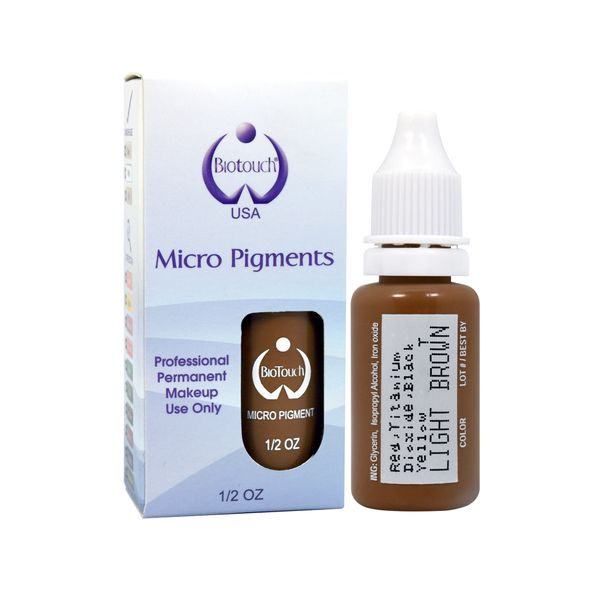 BioTouch Microblading Permanent Makeup Tattoo Ink Pigment - Light Brown