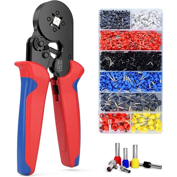 Hcs8 FerruleTerminal Crimping Tool Kit 0.25-10mm Self-adjustable Ratchet
