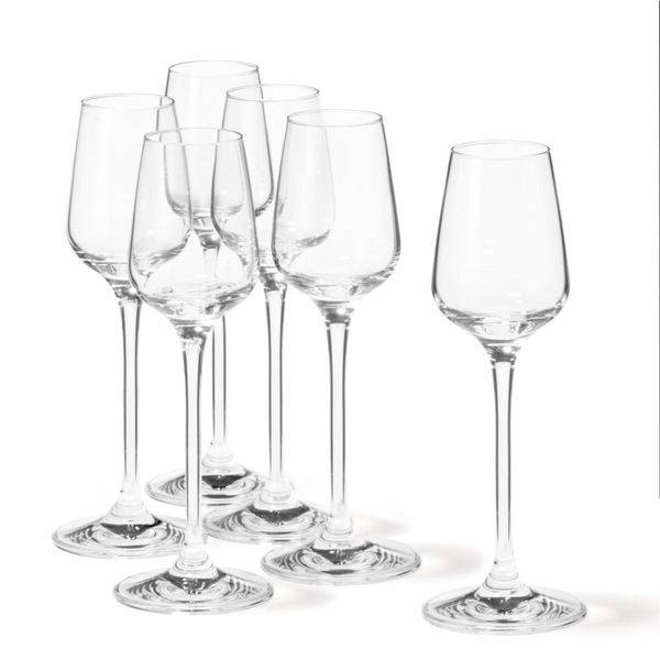 Leonardo Digestive Glass: Durable Teqton Glass TIVOLI 100ml - Set of 6
