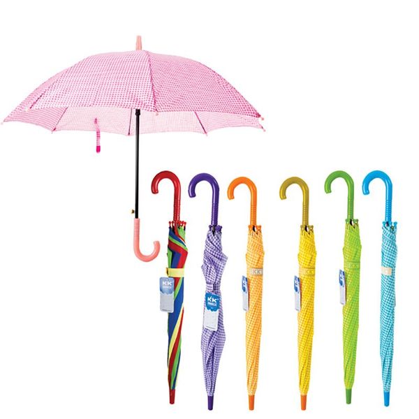 Bulk Pack x 7 Umbrella Kiddies 8-Rib 4-Tone 60cm Diameter