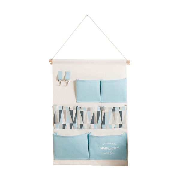Fine Living Hanging Wall Tidy - Blue
