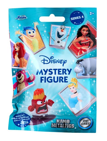 Jada Toys Disney Blind Bag Nanofigs 12 Assorted, Wave 4