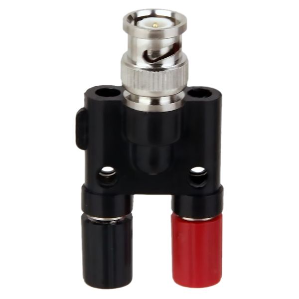 Bnc Plug 4Mm Banana Plug Splitter Connector Bnc Male Plug To 2 X 4Mm